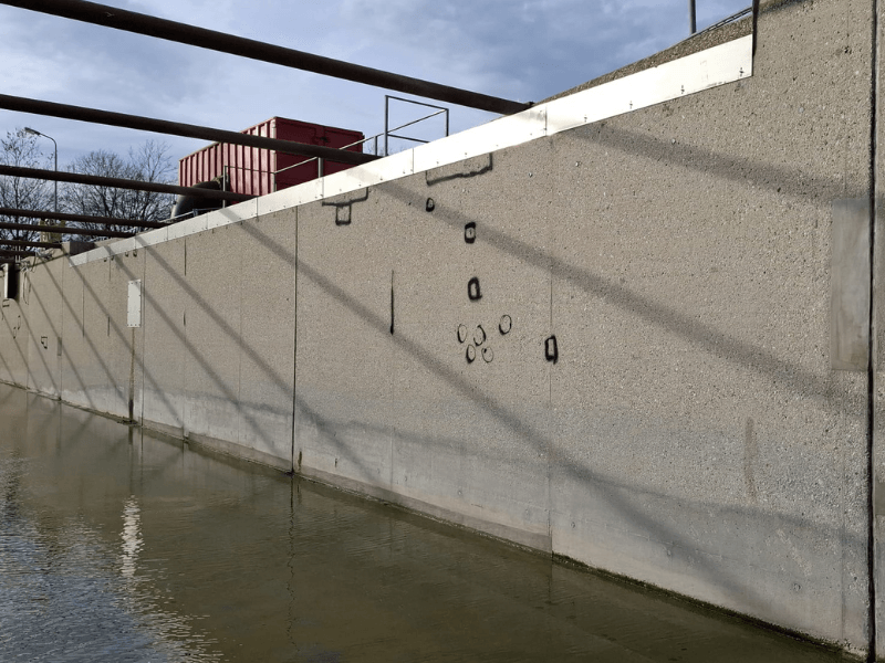 Overstortmes Afbeelding Waterzuivering